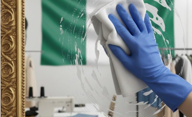 Polishing the Mirror Abroad While It Cracks at Home